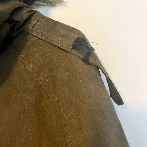 Aritzia brand: Community, size small olive green parka - Picture 5 of 10